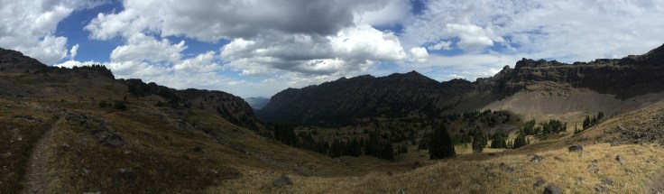 View from my turn-around point