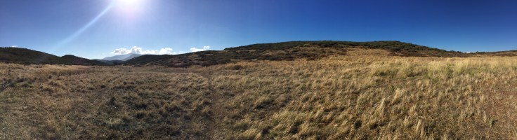 Amazing views from the second to last aid station. I didn't quite notice during the race, but Colleen got some amazing pictures of it! 